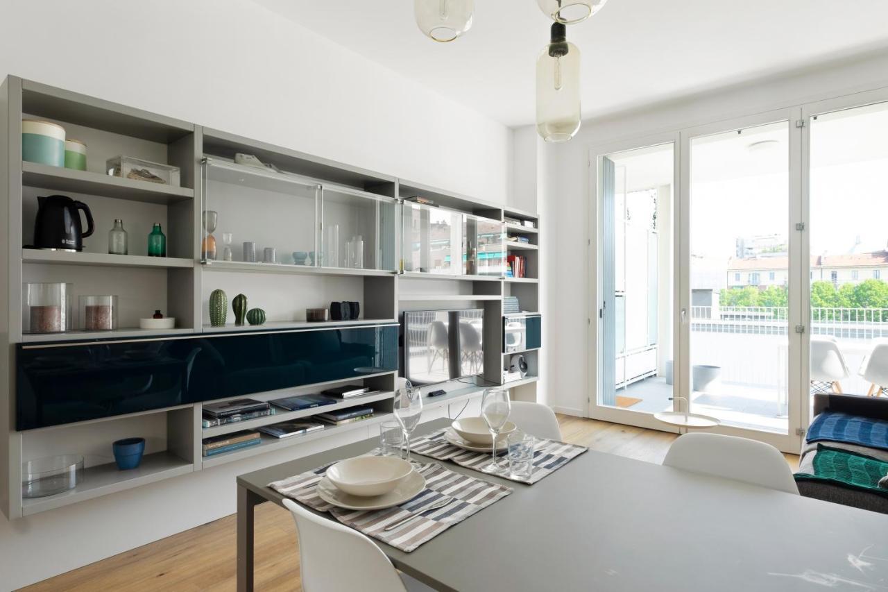 Altido Spacious Apt For 4 With Balcony In Porta Romana 米兰 外观 照片
